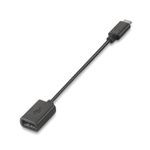 AISENS A107-0059 cavo USB 0,15 m USB 2.0 USB C USB A Nero