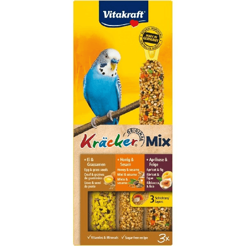 Vitakraft Mangime per uccelli Vitakraft Kracker Mix Egg apricot honey