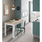 Dmora Tavolo fisso Dghio, Tavolo per sala pranzo, Tavolo consolle moderno per salotto o cucina