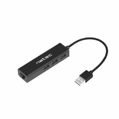 Natec Hub USB Natec Dragonfly Nero (1 Unità)