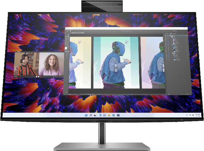 HP Z24M G3 G3 QHD Conference Display, 60,5 cm (23,8 pollici), 2560 x 1440 pixel, Quad HD, LCD,