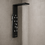 OGOMONDO Colonna pannello doccia 4 funzioni york-1 black display controllo temperatura