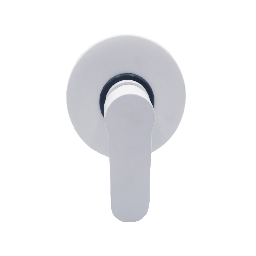 OGOMONDO  Miscelatore doccia da parete oceania ad incasso ottone colore bianco opaco bagno *** confezione 1
