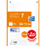 Oxford 400158163 ricambi per quaderni 210 x 297 mm (A4) 120 fogli