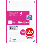 Oxford 400174181 ricambi per quaderni 210 x 297 mm (A4) 120 fogli