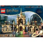 LEGO Harry Potter 76415 La battaglia di Hogwarts, Castello Giocattolo con Minifigure di Bellatrix Lestrange e Voldemort