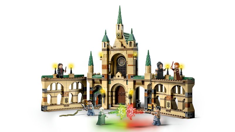 LEGO-Harry-Potter-76415-La-battaglia-di-Hogwarts-Castello-Giocattolo-con-Minifigure-di-Bellatrix-Lestrange-e-Voldemort