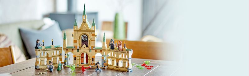 LEGO-Harry-Potter-76415-La-battaglia-di-Hogwarts-Castello-Giocattolo-con-Minifigure-di-Bellatrix-Lestrange-e-Voldemort