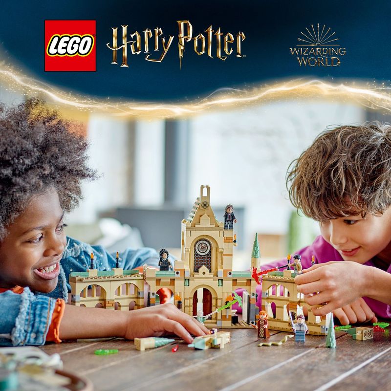 LEGO-Harry-Potter-76415-La-battaglia-di-Hogwarts-Castello-Giocattolo-con-Minifigure-di-Bellatrix-Lestrange-e-Voldemort