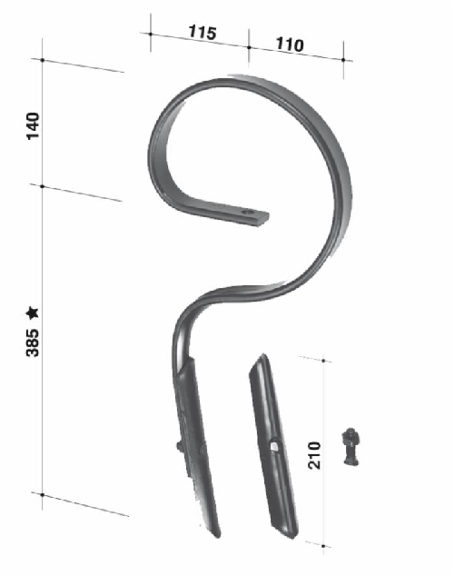 Ama Molla flex Jackpot con vomere 32x12mm