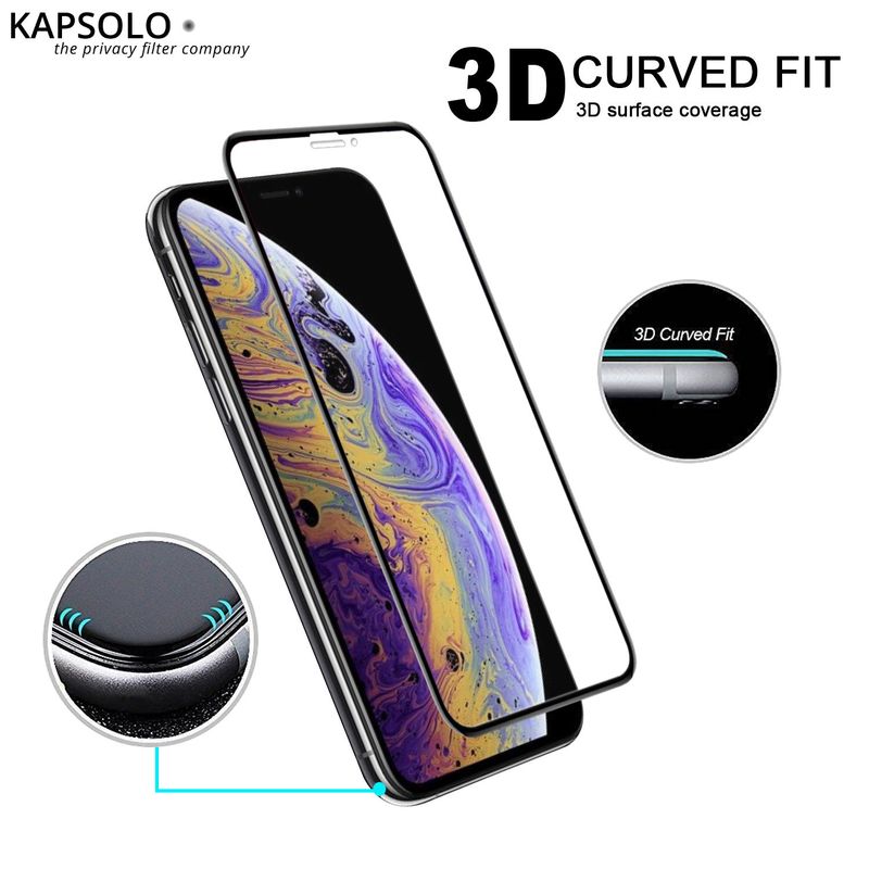 KAPSOLO-Tempered-GLASS-Screen-Protection-curved-Ultimate-Microbial-Apple-iPhone-12-mini--KAPSOLO-iPhone-12-Mini-Tempe