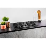 Hotpoint-FTGHG-751-D-HA-BK--piano-cottura-Nero-Da-incasso-75-cm-Gas-5-Fornello-i-