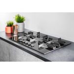 Hotpoint-FTGHG-751-D-HA-BK--piano-cottura-Nero-Da-incasso-75-cm-Gas-5-Fornello-i-