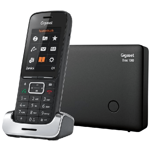 Gigaset-Premium-300-Telefono-DECT-Identificatore-di-chiamata-Nero-Argento