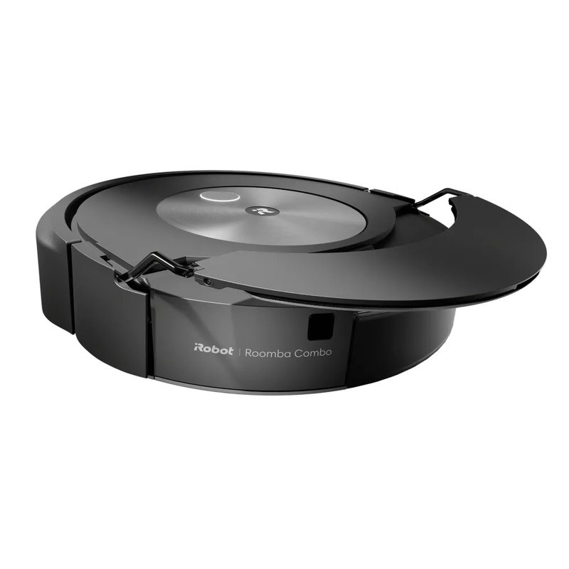 iRobot-Roomba-Combo-j7--aspirapolvere-robot-Senza-sacchetto-Nero-Acciaio-inossidabile