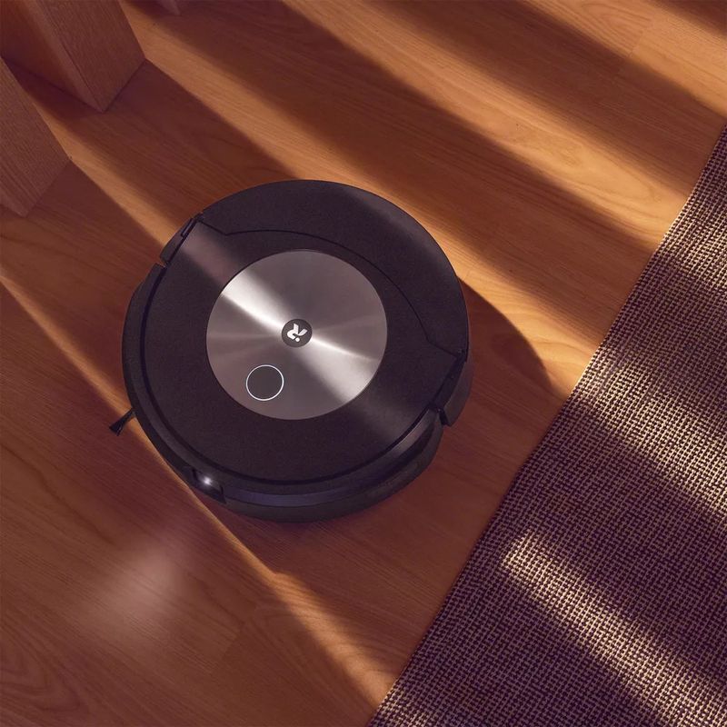 iRobot-Roomba-Combo-j7--aspirapolvere-robot-Senza-sacchetto-Nero-Acciaio-inossidabile