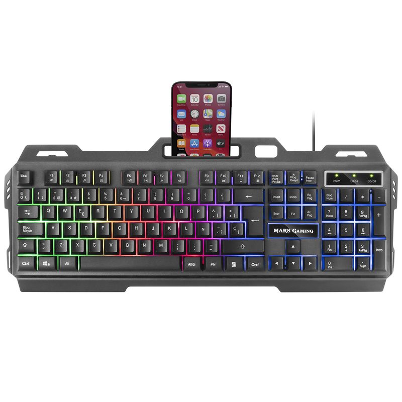 Mars-Gaming-Teclado-Gaming-MK120---Aluminio---Iluminacion-FRGB---Soporte-Smartphone---Color-Negro