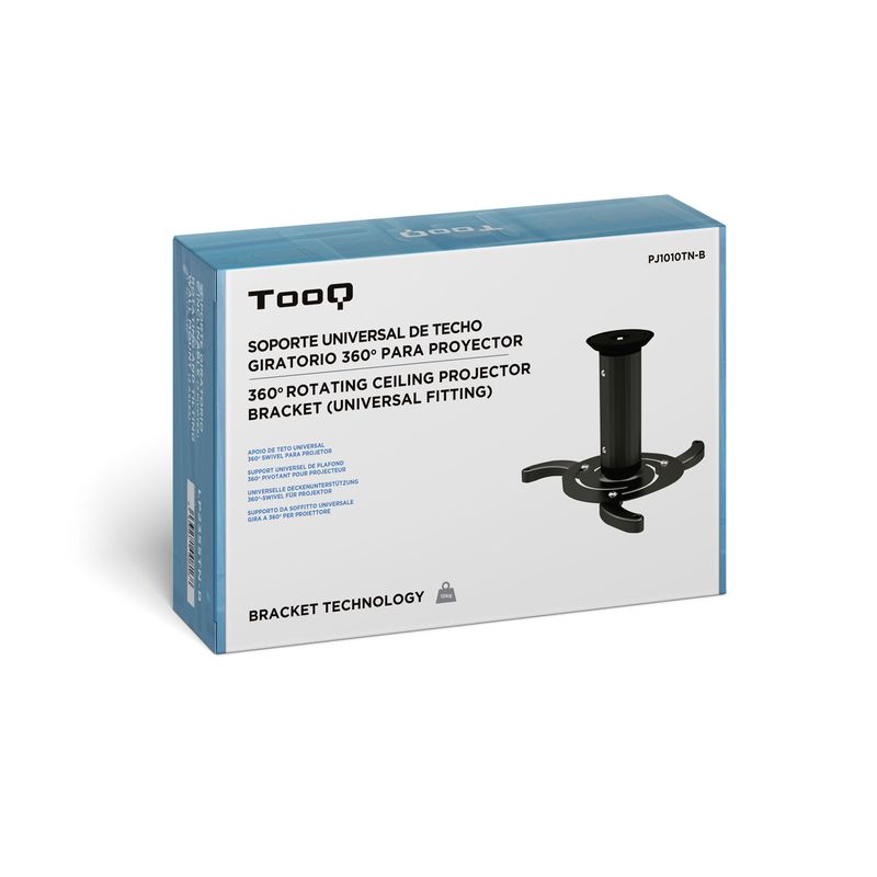 TooQ-PJ1010TN-B-supporto-per-proiettore-Soffitto-Nero