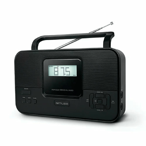 Muse Radio Portatile Digitale Muse Nero AM FM
