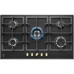 Electrolux-KGS9536RN-Nero-Da-incasso-87-cm-Gas-5-Fornello-i-