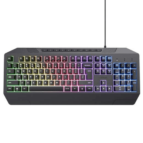 Trust Tastiera per Giochi Trust GXT836 EVOCX Nero Multicolore QWERTY