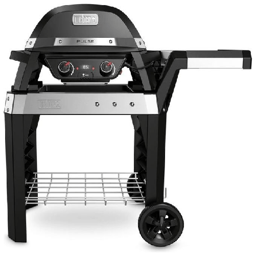 Weber-Pulse-2000-Barbecue-Carrello-Elettrico-Nero-Argento-2200-W