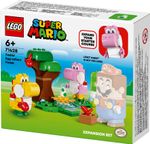 LEGO-Super-Mario-71428-Pack-di-Espansione-Yoshi-nella-Foresta-Fuovolosa-Giochi-per-Bambini-di-6--con-2-Personaggi-Giocattolo