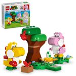 LEGO-Super-Mario-71428-Pack-di-Espansione-Yoshi-nella-Foresta-Fuovolosa-Giochi-per-Bambini-di-6--con-2-Personaggi-Giocattolo