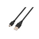 AISENS A101-0024 cavo USB 1 m USB 2.0 USB A Mini-USB B Nero