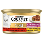 Purina Cibo per gatti Purina Gourmet Gold Pollo Carne di vitello 85 g