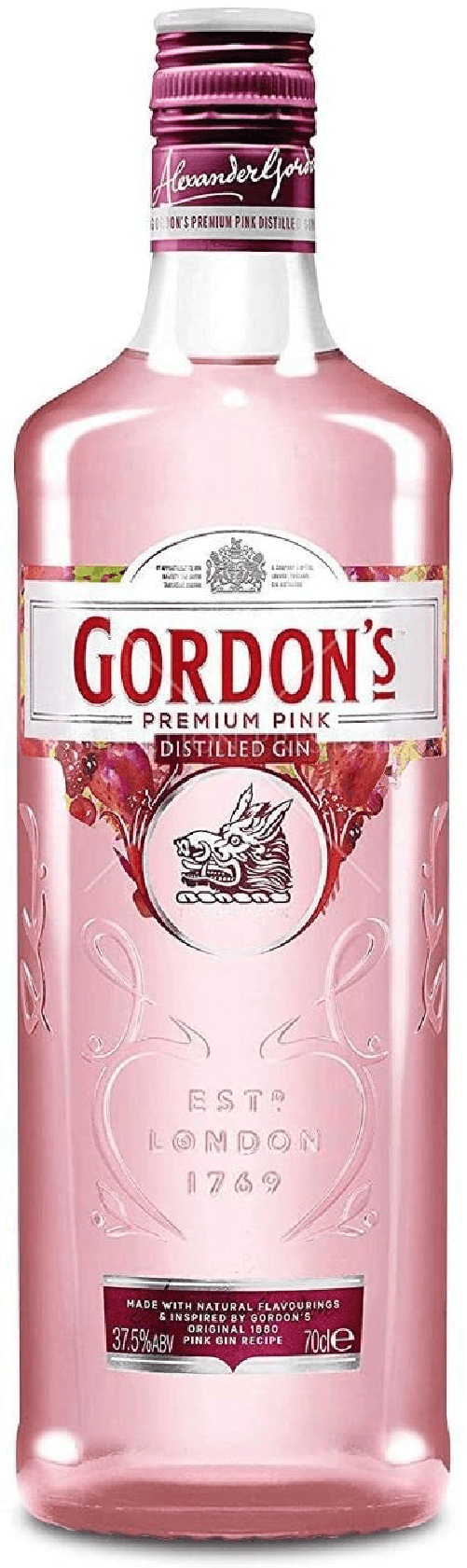GORDON'S GIN GORDON'S PREMIUM PINK CL 70 37,5% VOL.
