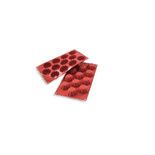 SILIKOMART STAMPO MINII BRIOCHETTE 12 Cavit&nbsp; 6cm Classic Terracotta Silicone