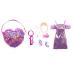 Barbie-Fashionistas-HJT42-accessorio-per-bambola-Set-di-vestiti-per-bambola