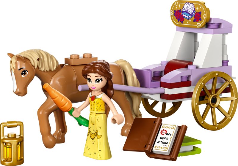 LEGO-Disney-Princess-43233-La-Carrozza-dei-Cavalli-di-Belle-Giochi-Principesse-per-Bambini-di-5--Anni-da-La-Bella-e-la-Bestia