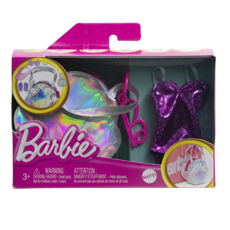 Barbie-Fashionistas-HJT42-accessorio-per-bambola-Set-di-vestiti-per-bambola