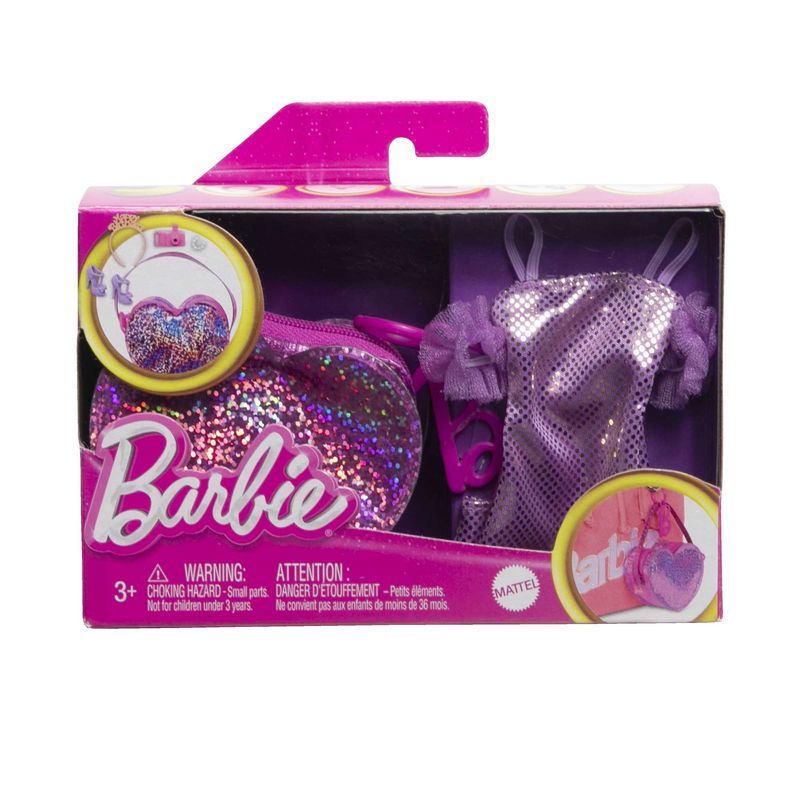 Barbie-Fashionistas-HJT42-accessorio-per-bambola-Set-di-vestiti-per-bambola