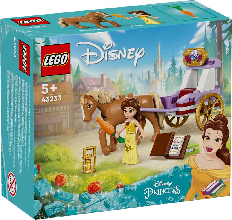 LEGO-Disney-Princess-43233-La-Carrozza-dei-Cavalli-di-Belle-Giochi-Principesse-per-Bambini-di-5--Anni-da-La-Bella-e-la-Bestia