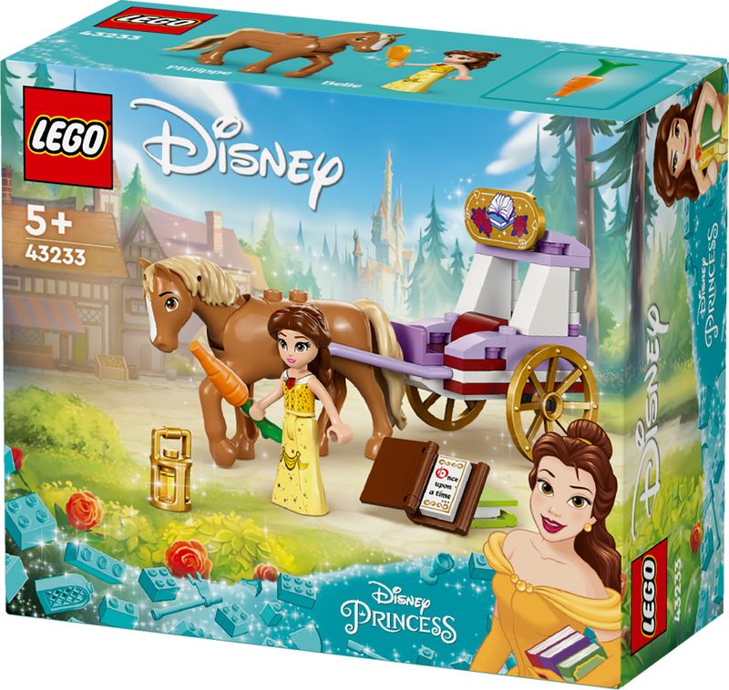 LEGO-Disney-Princess-43233-La-Carrozza-dei-Cavalli-di-Belle-Giochi-Principesse-per-Bambini-di-5--Anni-da-La-Bella-e-la-Bestia