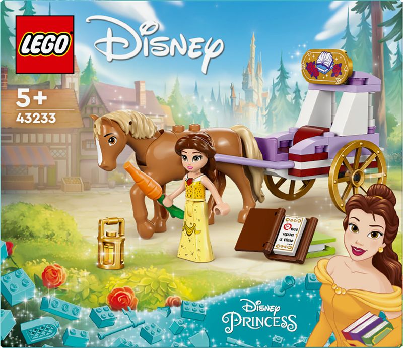 LEGO-Disney-Princess-43233-La-Carrozza-dei-Cavalli-di-Belle-Giochi-Principesse-per-Bambini-di-5--Anni-da-La-Bella-e-la-Bestia