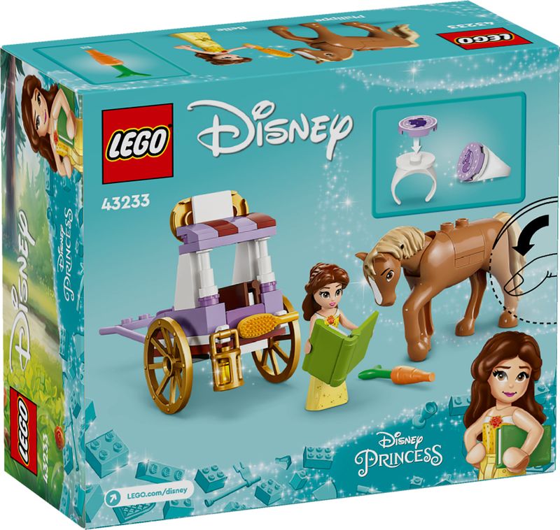 LEGO-Disney-Princess-43233-La-Carrozza-dei-Cavalli-di-Belle-Giochi-Principesse-per-Bambini-di-5--Anni-da-La-Bella-e-la-Bestia