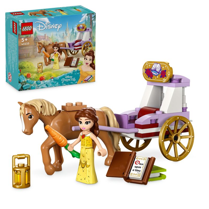 LEGO-Disney-Princess-43233-La-Carrozza-dei-Cavalli-di-Belle-Giochi-Principesse-per-Bambini-di-5--Anni-da-La-Bella-e-la-Bestia