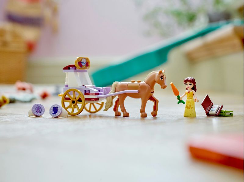 LEGO-Disney-Princess-43233-La-Carrozza-dei-Cavalli-di-Belle-Giochi-Principesse-per-Bambini-di-5--Anni-da-La-Bella-e-la-Bestia