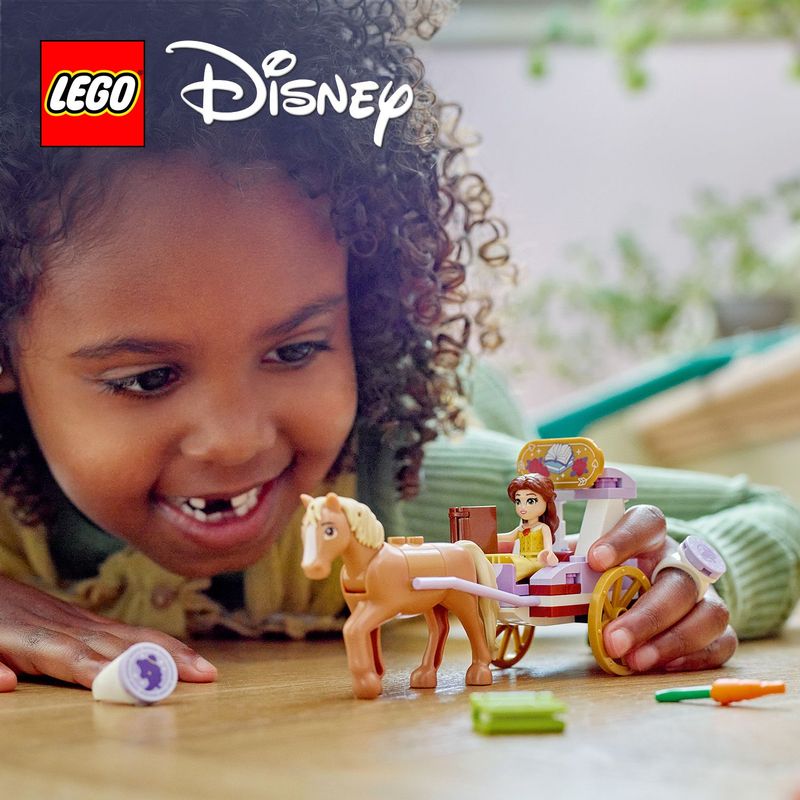 LEGO-Disney-Princess-43233-La-Carrozza-dei-Cavalli-di-Belle-Giochi-Principesse-per-Bambini-di-5--Anni-da-La-Bella-e-la-Bestia