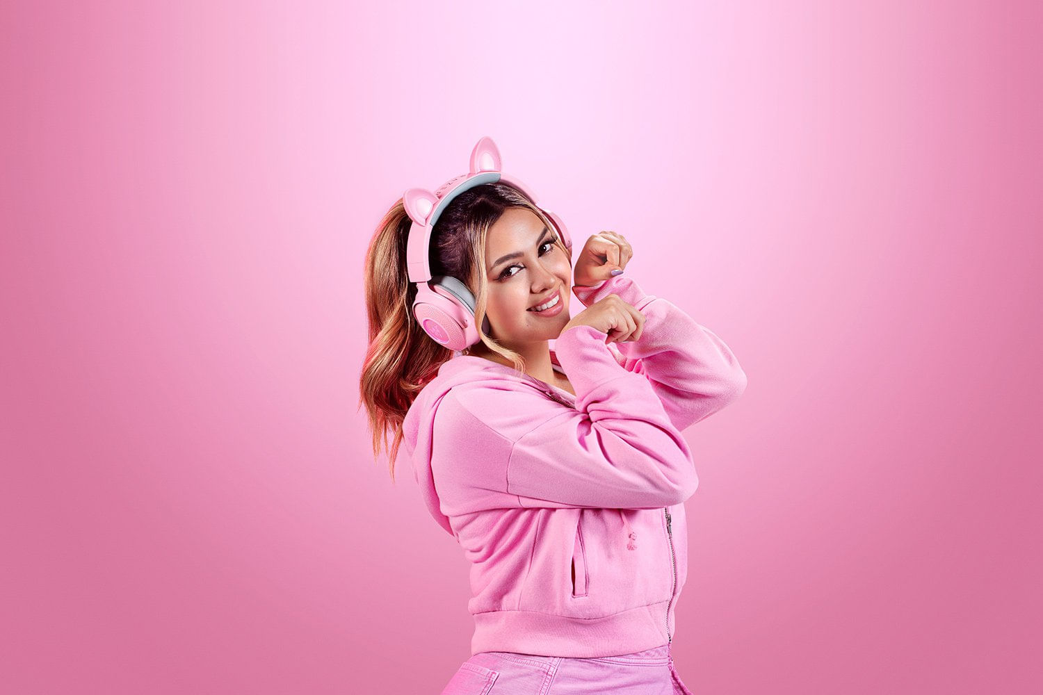 Razer Kraken Kitty V2 Pro Auricolare Cablato A Padiglione Giocare USB tipo A Rosa (RAZER KRAKEN KITTY PRO V2 HEADET QUAR