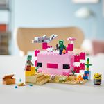 LEGO-Minecraft-21247-La-Casa-dell’Axolotl-Base-Subacquea-Rosa-con-Esploratore-Subacqueo-Zombie-per-Bambini-da-7-anni