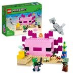 LEGO-Minecraft-21247-La-Casa-dell’Axolotl-Base-Subacquea-Rosa-con-Esploratore-Subacqueo-Zombie-per-Bambini-da-7-anni