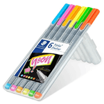 Staedtler Staedtleler Triplus Finelliner 334 Pacchetto di 6 marcatori di punta fine - 0,3 mm