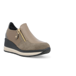 MELLUSO SCARPE SLIP ON ZEPPA DONNA MELLUSO KRISS R25552 PELLE BEIGE ORIGINALE AI 2025
