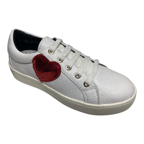 LOVE MOSCHINO SCARPE SNEAKERS DONNA LOVE MOSCHINO JA15303G06JA0100 PELLE ORIGINALE AI 2024