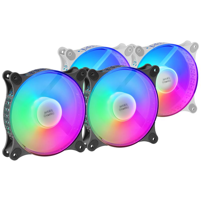 Mars-Gaming-Kit-de-2-Espectaculares-Ventiladores-FRGB-RAINBOW-360º---120x120x25mm---Iluminacion-360º-FRGB-RAINBOW---Vent